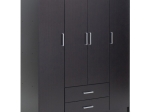 ΝΤΟΥΛΑΠΑ ΡΟΥΧΩΝ ΤΕΤΡΑΦΥΛΛΗ OLYMPUS PAKOWORLD ΧΡΩΜΑ WENGE 159X57X183ΕΚ