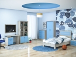 ΓΡΑΦΕΙΟ ΕΡΓΑΣΙΑΣ LOONEY PAKOWORLD ΧΡΩΜΑ CASTILLO-ΜΠΛΕ 100X55X75ΕΚ