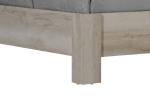 ΚΡΕΒΑΤΙ ΔΙΠΛΟ OLYMPUS PAKOWORLD ΣΕ ΧΡΩΜΑ CASTILO OAK 140X200ΕΚ