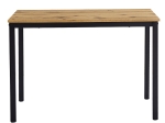 ΤΡΑΠΕΖΙ WITTE PAKOWORLD MDF/METAL ΣΕ SONOMA ΑΠΟΧΡΩΣΗ ΜΕ ΛΕΥΚΟ ΠΟΔΙ 110X70X76ΕΚ