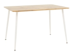 ΤΡΑΠΕΖΑΡΙΑ CUBA-CARON PAKOWORLD ΣΕΤ 5ΤΕΜ SONOMA-ΛΕΥΚΟ 120X80X75ΕΚ