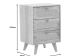 ΚΟΜΟΔΙΝΟ FINIAN PAKOWORLD ΞΥΛΟ ΣΕ ΦΥΣΙΚΗ ΑΠΟΧΡΩΣΗ 40X35X59.5ΕΚ