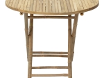 ΤΡΑΠΕΖΙ OBBIE PAKOWORLD ΠΤΥΣΣΟΜΕΝΟ BAMBOO ΦΥΣΙΚΟ Φ90X77ΕΚ
