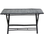 ΤΡΑΠΕΖΙ BADOU PAKOWORLD ΠΤΥΣΣΟΜΕΝΟ BAMBOO ΜΑΥΡΟ 150X80X77ΕΚ