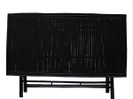 ΤΡΑΠΕΖΙ BADOU PAKOWORLD ΠΤΥΣΣΟΜΕΝΟ BAMBOO ΜΑΥΡΟ 150X80X77ΕΚ