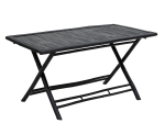 ΤΡΑΠΕΖΙ BADOU PAKOWORLD ΠΤΥΣΣΟΜΕΝΟ BAMBOO ΜΑΥΡΟ 150X80X77ΕΚ