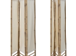 ΠΑΡΑΒΑΝ BARRA PAKOWORLD BAMBOO ΦΥΣΙΚΟ-ΕΚΡΟΥ 135X3X160ΕΚ