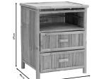 ΚΟΜΟΔΙΝΟ OFRA PAKOWORLD BAMBOO ΦΥΣΙΚΟ 56X46X69ΕΚ