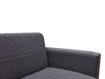ΚΑΝΑΠΕΣ ΚΡΕΒΑΤΙ ARTELIBRE AMETHYST ΤΡΙΘΕΣΙΟΣ ΣΚΟΥΡΟ ΓΚΡΙ 214X78X78CM