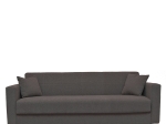 ΚΑΝΑΠΕΣ ΚΡΕΒΑΤΙ ARTELIBRE AMETHYST ΤΡΙΘΕΣΙΟΣ ΣΚΟΥΡΟ ΓΚΡΙ 214X78X78CM