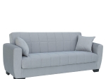 ΚΑΝΑΠΕΣ ΚΡΕΒΑΤΙ ΤΡΙΘΕΣΙΟΣ ARTELIBRE DIEGO 3S ΓΚΡΙ 210X84X86CM