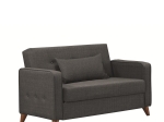 ΚΑΝΑΠΕΣ ΚΡΕΒΑΤΙ ΔΙΘΕΣΙΟΣ ARTELIBRE GABRIEL 2S ΓΚΡΙ 146X79X81CM