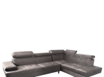 ΚΑΝΑΠΕΣ ΓΩΝΙΑΚΟΣ ARTELIBRE OZMA ΓΚΡΙ ΥΦΑΣΜΑ 254X160X70CM