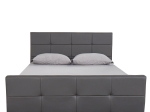 ΚΡΕΒΑΤΙ ARTELIBRE ANEMONE ΓΚΡΙ PU 217X160X93CM (ΣΤΡΩΜΑ 150X200CM)