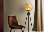 ΦΩΤΙΣΤΙΚΟ ΔΑΠΕΔΟΥ ARTELIBRE LOTUS ΜΠΕΖ MDF/ΜΕΤΑΛΛΟ 39X39X140CM
