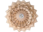 ΦΩΤΙΣΤΙΚΟ ΔΑΠΕΔΟΥ ARTELIBRE LOTUS ΜΠΕΖ MDF/ΜΕΤΑΛΛΟ 39X39X140CM