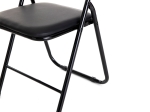 ΚΑΡΕΚΛΑ ΠΤΥΣΣΟΜΕΝΗ ARTELIBRE PRASLIN ΜΑΥΡΟ ΜΕΤΑΛΛΟ/PVC 41X44X79CM