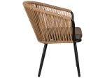 ΠΟΛΥΘΡΟΝΑ ΚΗΠΟΥ ARTELIBRE LOFOI ΜΑΥΡΟ/ΚΑΦΕ ΑΛΟΥΜΙΝΙΟ/RATTAN 60X62X81CM