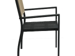 ΠΟΛΥΘΡΟΝΑ ΚΗΠΟΥ ARTELIBRE HORUS ΜΑΥΡΟ/ΚΑΦΕ ΑΛΟΥΜΙΝΙΟ/RATTAN 56X58X83CM