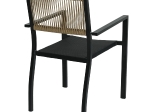 ΠΟΛΥΘΡΟΝΑ ΚΗΠΟΥ ARTELIBRE HORUS ΜΑΥΡΟ/ΚΑΦΕ ΑΛΟΥΜΙΝΙΟ/RATTAN 56X58X83CM