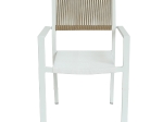 ΠΟΛΥΘΡΟΝΑ ΚΗΠΟΥ ARTELIBRE HORUS ΛΕΥΚΟ/ΚΑΦΕ ΑΛΟΥΜΙΝΙΟ/RATTAN 56X58X83CM