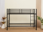 ΚΟΥΚΕΤΑ ARTELIBRE NICKY ΜΑΥΡΟ ΜΕΤΑΛΛΟ 210X97.5X151CM (ΣΤΡΩΜΑ 90X200CM)