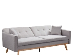 ΚΑΝΑΠΕΣ ΚΡΕΒΑΤΙ ARTELIBRE BELVIA ΑΝΟΙΧΤΟ ΓΚΡΙ 202X89X83CM
