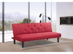 ΚΑΝΑΠΕΣ ΚΡΕΒΑΤΙ ARTELIBRE ASTRI ΚΟΚΚΙΝΟ 180X77X73CM