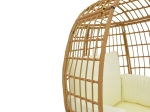 ΠΟΛΥΘΡΟΝΑ FROX PAKOWORLD WICKER RATTAN ΦΥΣΙΚΟ-ΜΕΤΑΛΛΙΚΟ ΦΥΣΙΚΟ-ΜΑΥΡΟ ΠΟΔΙ-ΜΠΕΖ ΜΑΞΙΛΑΡΙ 96X76X145ΕΚ