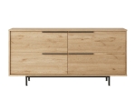 ΜΠΟΥΦΕΣ ARTELIBRE CARTMEL ΦΥΣΙΚΟ ΜΟΡΙΟΣΑΝΙΔΑ/ΜΕΤΑΛΛΟ 44.5X160X74.3CM