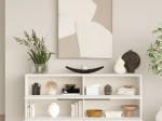 ΜΠΟΥΦΕΣ ARTELIBRE CARTMEL ΛΕΥΚΟ ΜΟΡΙΟΣΑΝΙΔΑ/ΜΕΤΑΛΛΟ 44.5X160X74.3CM