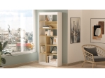 ΒΙΒΛΙΟΘΗΚΗ ARTELIBRE BELVEDERE ΛΕΥΚΟ/ΦΥΣΙΚΟ ΜΟΡΙΟΣΑΝΙΔΑ 75.6X25X170CM