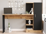 ΓΡΑΦΕΙΟ ARTELIBRE CAMDEN ΠΕΥΚΟ/ΜΑΥΡΟ ΜΟΡΙΟΣΑΝΙΔΑ 152.3X40X120CM