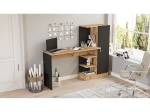 ΓΡΑΦΕΙΟ ARTELIBRE CAMDEN ΠΕΥΚΟ/ΜΑΥΡΟ ΜΟΡΙΟΣΑΝΙΔΑ 152.3X40X120CM