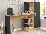 ΓΡΑΦΕΙΟ ARTELIBRE CAMDEN ΠΕΥΚΟ/ΜΑΥΡΟ ΜΟΡΙΟΣΑΝΙΔΑ 152.3X40X120CM