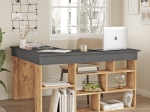 ΓΡΑΦΕΙΟ ARTELIBRE CANN ΠΕΥΚΟ/ΑΝΘΡΑΚΙ ΜΟΡΙΟΣΑΝΙΔΑ 115X120X72CM