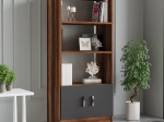ΒΙΒΛΙΟΘΗΚΗ ARTELIBRE EDGWARE BAROQUE/ΑΝΘΡΑΚΙ ΜΟΡΙΟΣΑΝΙΔΑ 63.6X37.6X140CM