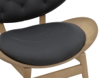 ΠΟΛΥΘΡΟΝΑ RELAX UDALLE PAKOWORLD ΜΑΣΙΦ ΞΥΛΟ ΚΑΡΥΔΙ-PU ΜΑΥΡΟ 77X70X82ΕΚ
