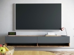 ΕΠΙΠΛΟ ΤΗΛΕΟΡΑΣΗΣ ΕΠΙΤΟΙΧΙΟ HANDRA PAKOWORLD ΑΝΘΡΑΚΙ-OAK 180X31,5X29,5ΕΚ
