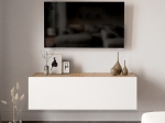 ΕΠΙΠΛΟ ΤΗΛΕΟΡΑΣΗΣ ΕΠΙΤΟΙΧΙΟ SERIT PAKOWORLD ΛΕΥΚΟ-OAK 100X31,5X29,5ΕΚ