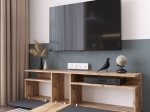 ΕΠΙΠΛΟ ΤΗΛΕΟΡΑΣΗΣ ELANA PAKOWORLD SONOMA-ΑΝΘΡΑΚΙ 150X29.5X46.3ΕΚ