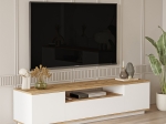 ΕΠΙΠΛΟ ΤΗΛΕΟΡΑΣΗΣ SOREN PAKOWORLD SONOMA-ΛΕΥΚΟ 180X.44.5X44.6ΕΚ
