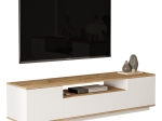 ΕΠΙΠΛΟ ΤΗΛΕΟΡΑΣΗΣ SOREN PAKOWORLD SONOMA-ΛΕΥΚΟ 180X.44.5X44.6ΕΚ