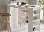 ΤΡΑΠΕΖΙ ΜΠΑΡ RIFF PAKOWORLD ΛΕΥΚΟ 120X51.5X101.5ΕΚ