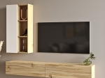 ΣΥΝΘΕΤΟ ΣΑΛΟΝΙΟΥ ΕΠΙΤΟΙΧΙΟ TOPAZ PAKOWORLD SONOMA-ΛΕΥΚΟ 174.5X27X145ΕΚ