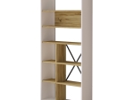 ΒΙΒΛΙΟΘΗΚΗ VIVA PAKOWORLD ΛΕΥΚΟ-SONOMA 75.5X25X170ΕΚ