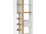 ΒΙΒΛΙΟΘΗΚΗ ALIVE PAKOWORLD ΛΕΥΚΟ-SONOMA 75.5X25X160ΕΚ