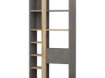 ΒΙΒΛΙΟΘΗΚΗ ALIVE PAKOWORLD ΑΝΘΡΑΚΙ ANTIQUE-SONOMA 75.5X25X160ΕΚ