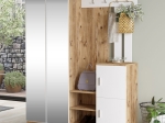 ΕΠΙΠΛΟ ΕΙΣΟΔΟΥ DOORSE PAKOWORLD ΜΕΛΑΜΙΝΗΣ ΛΕΥΚΟ-SONOMA 147.5X35X180ΕΚ