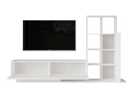 ΣΥΝΘΕΤΟ ΣΑΛΟΝΙΟΥ DAMON PAKOWORLD ΣΕ ΛΕΥΚΗ ΑΠΟΧΡΩΣΗ 140X29.5X39.5ΕΚ